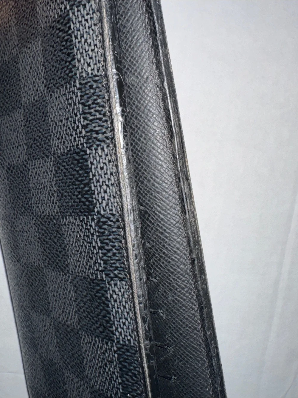 Louis Vuitton Damier Graphite Long Card in Black and Dark Gray